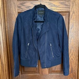 Banana Republic Deep Blue Suede Jacket